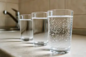 Bolli d’aria nei bicchieri d’acqua: un segnale da osservare per capire la durezza dell’acqua di casa