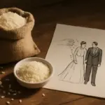 Cosa si cela dietro l’usanza di lanciare chicchi di riso ai matrimoni? La spiegazione autentica oltre la leggenda